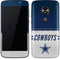 NFL Dallas Cowboys White Striped Moto E5 Play Skin